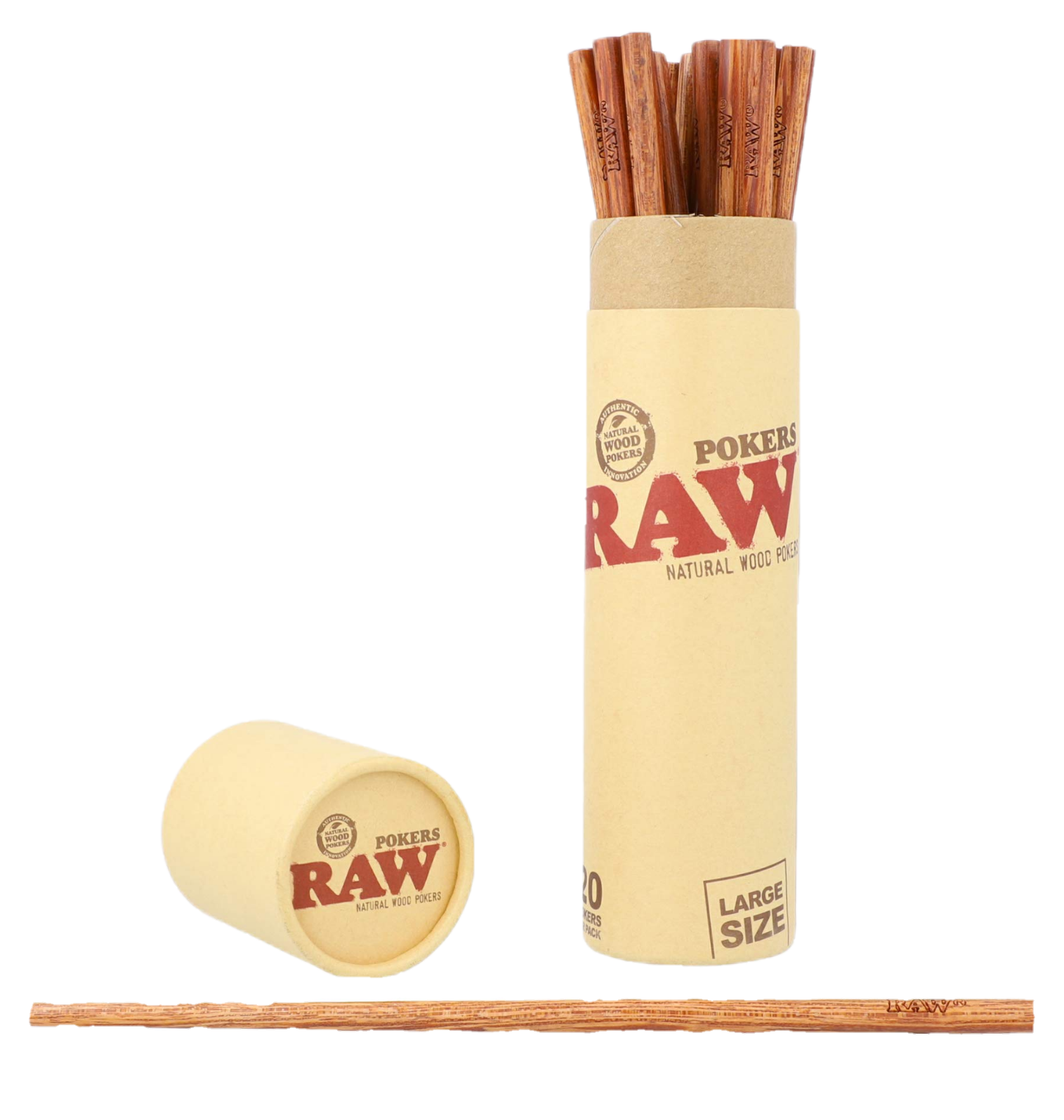 Raw Natural Wood Pokers